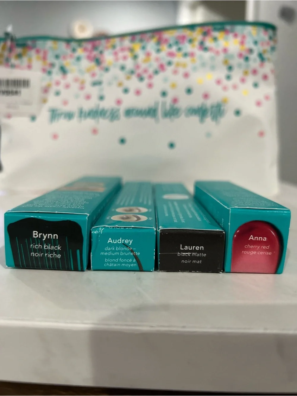 NEW Thrive Causemetics Bundle Mascara Eyeliner Brow Liner Lip Tint + Makeup Bag